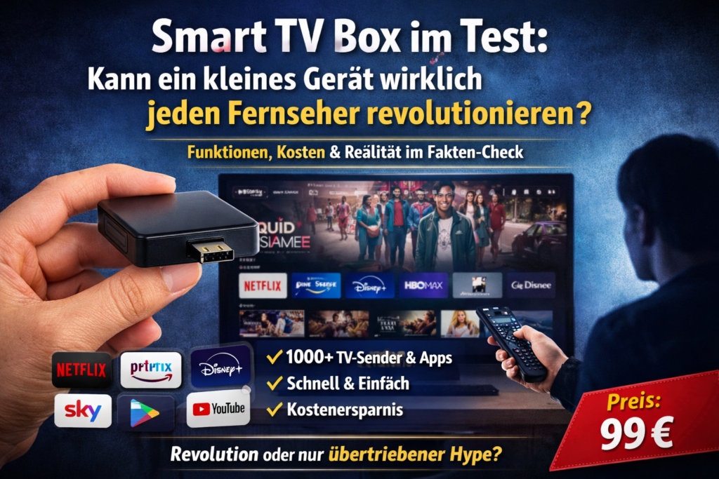 Smart TV Box im Test: Kann ein kleines Gerät wirklich jeden Fernseher revolutionieren? Smart TV Box