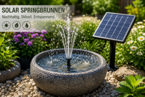 solar springbrunnen