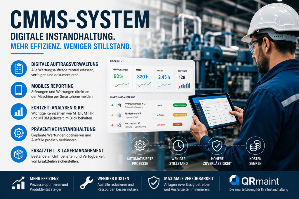 CMMS in der Instandhaltung – wie Sie Daten nutzen, um Stillstandszeiten zu reduzieren CMMS